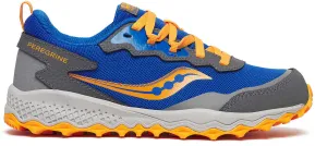 Saucony Peregrine KDZ Shield Junior Trail Running Shoes - Blue