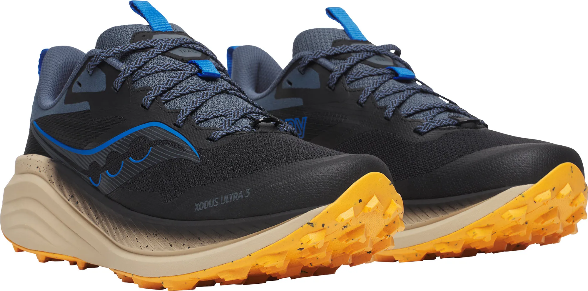 Saucony Xodus Ultra 3 Mens Trail Running Shoes - Black