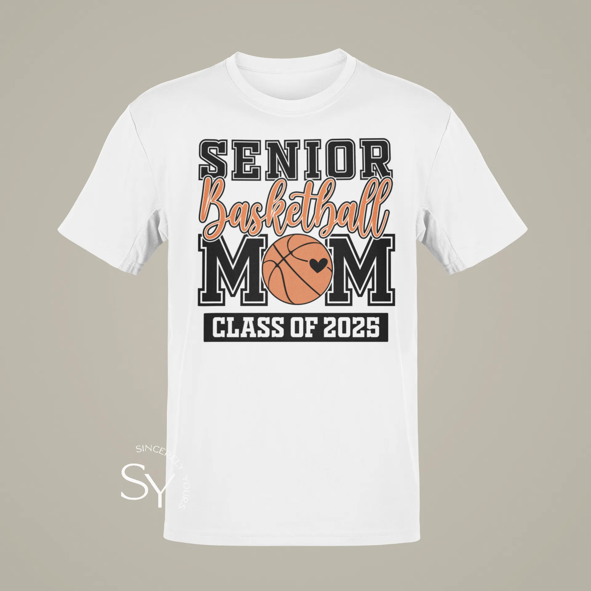 Senior Basketball Mom | Class of 2025 | Personalized Back