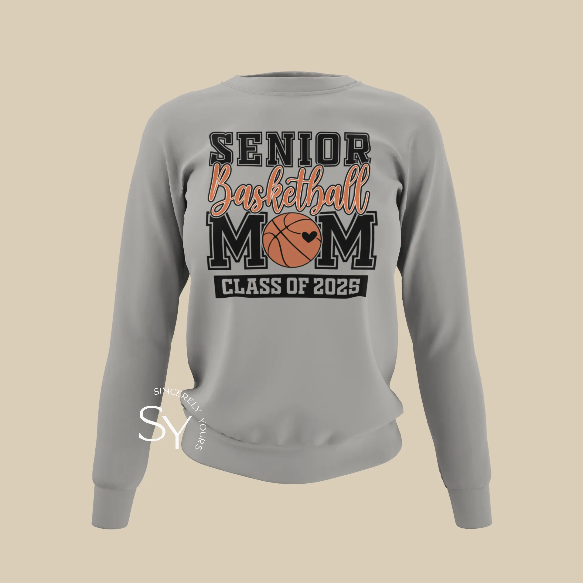 Senior Basketball Mom | Class of 2025 | Personalized Back