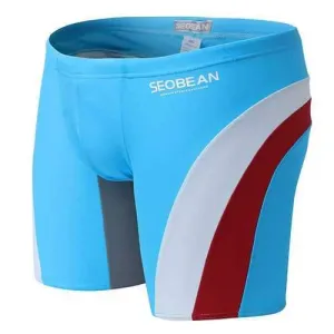 SEOBEAN Patchwork Water Repellent Breathable Swim