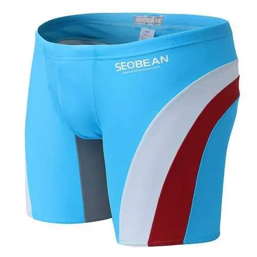 SEOBEAN Patchwork Water Repellent Breathable Swim