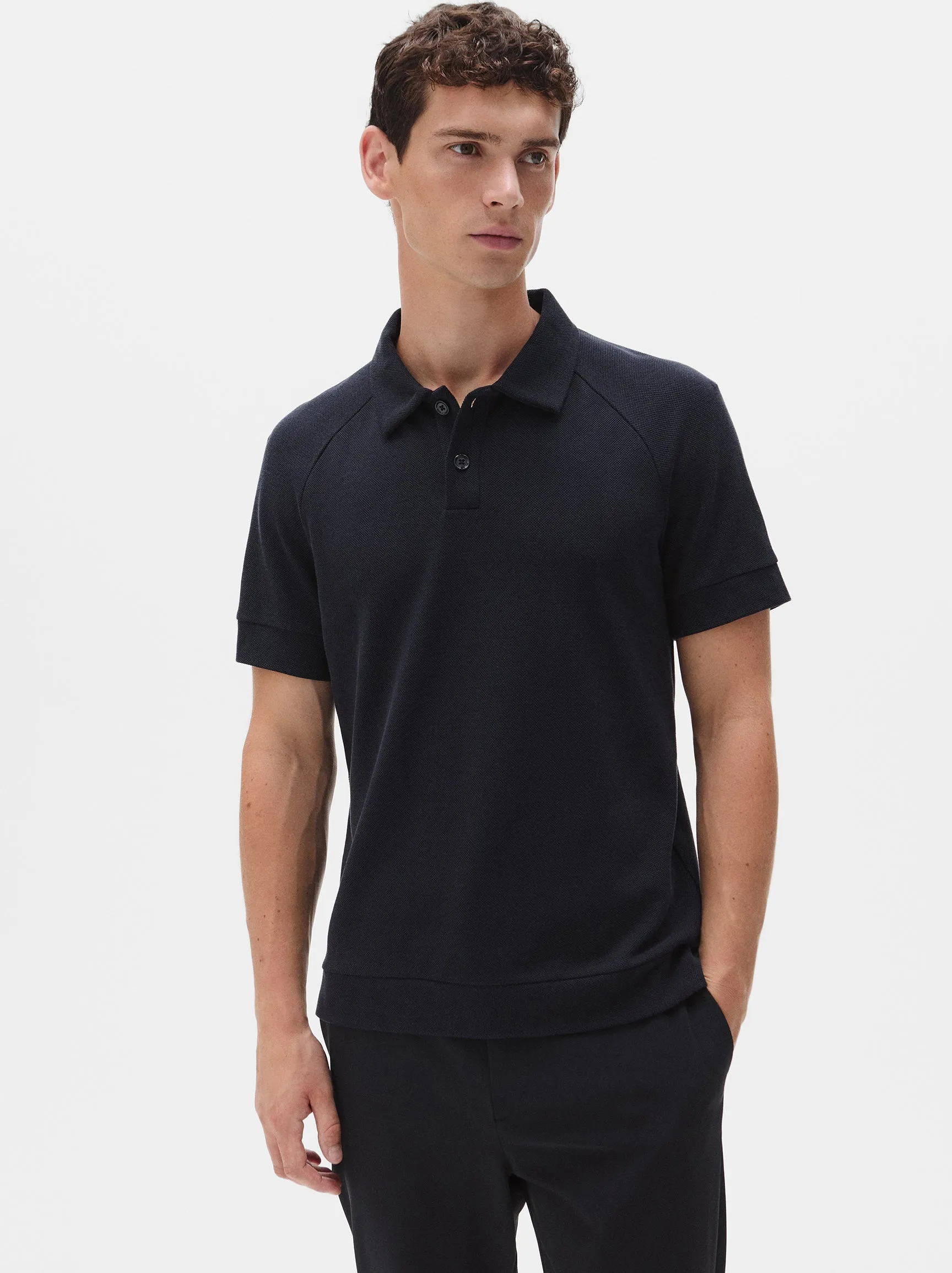 Silk Pique Polo