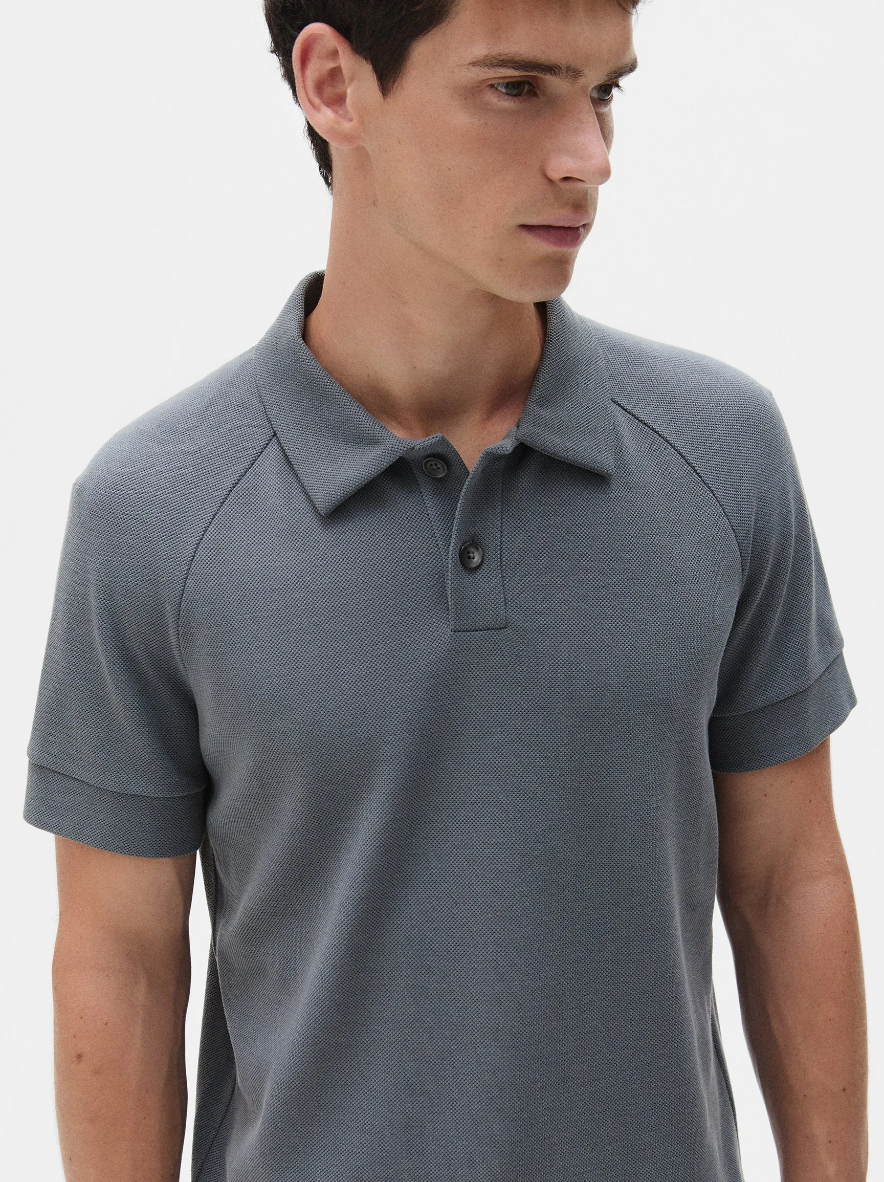Silk Pique Polo