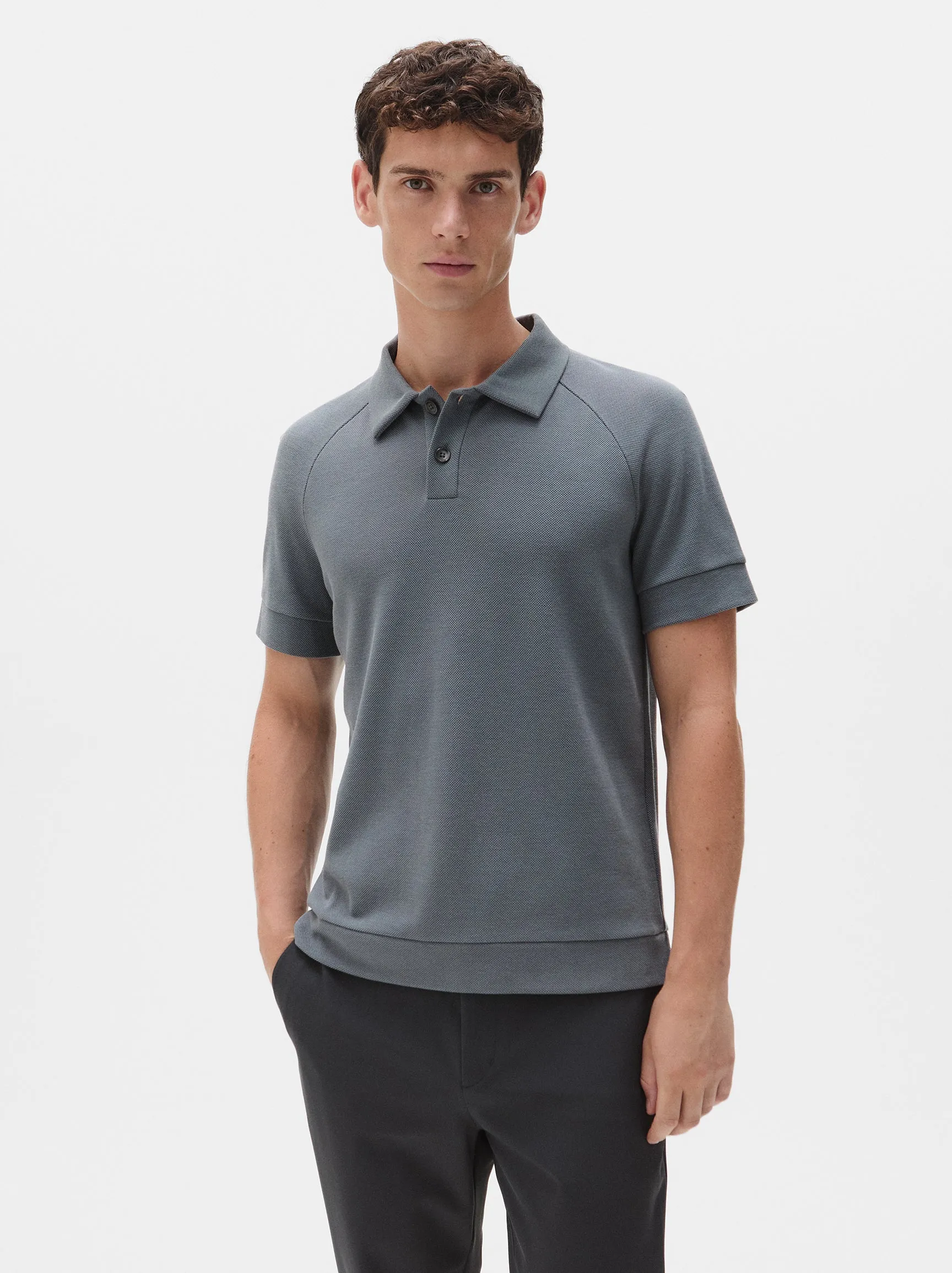 Silk Pique Polo