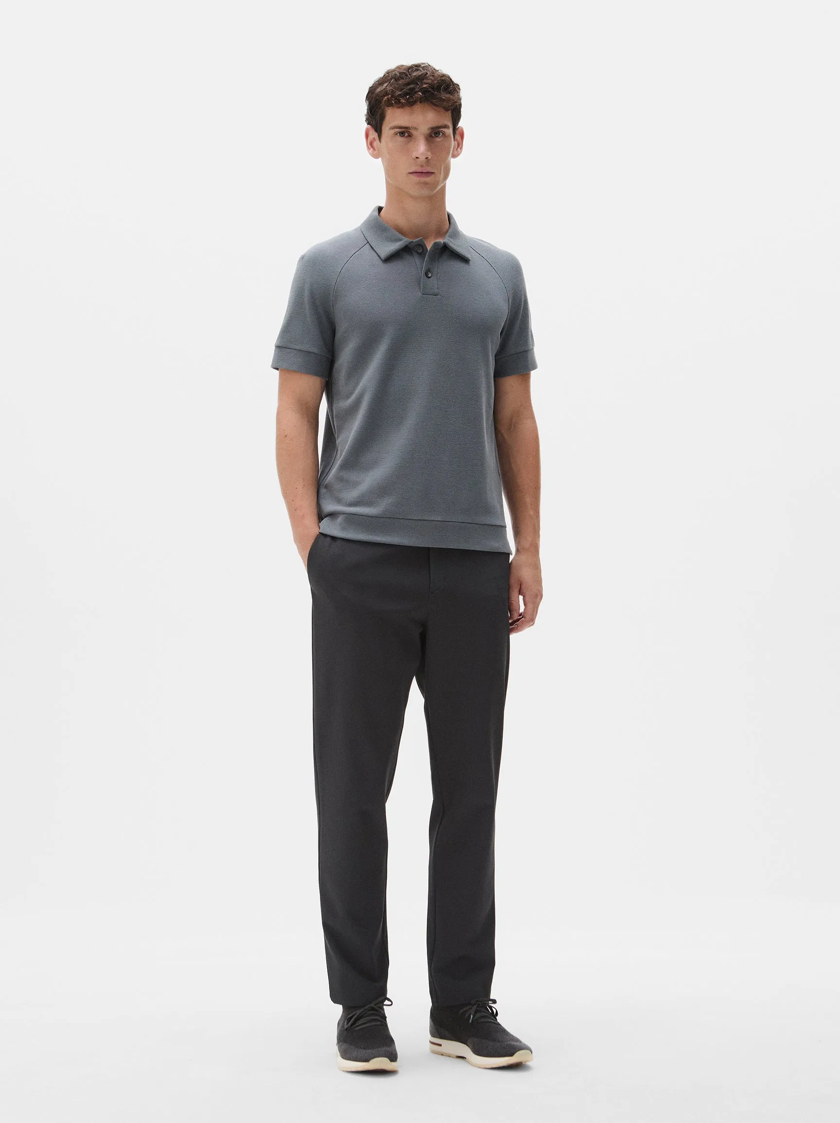 Silk Pique Polo