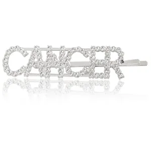 Silver Cancer Hairclip
