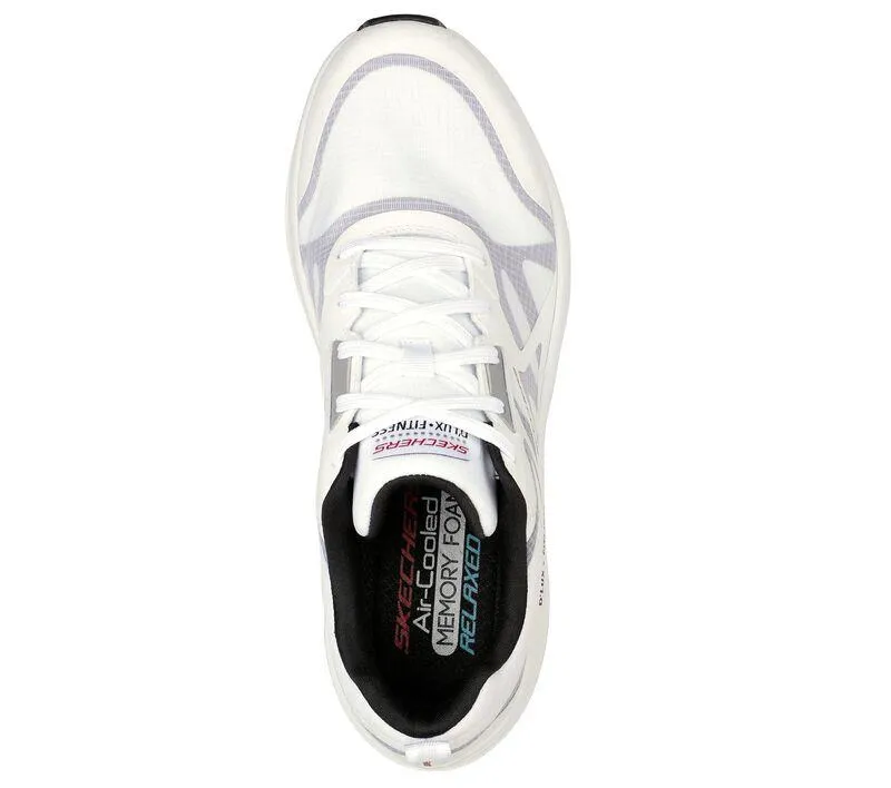 Skechers 232357 D'lux Fitness Box Jump Walking-Sneaker für Herren in weiter Passform