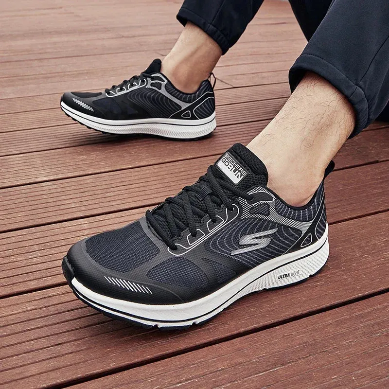 Skechers shoes for men GO RUN CONSISTENT shock-absorbing sports shoes, non-slip, wear-resistant, breathable and comfortable