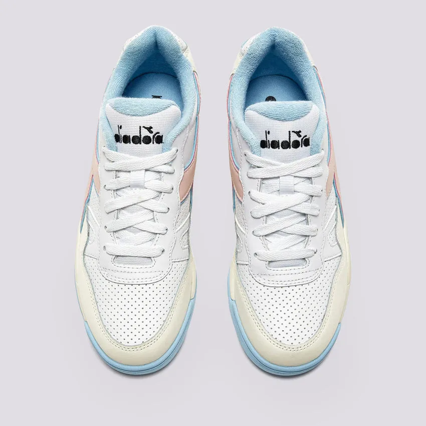 Sneaker Winner bianco rosa pesca