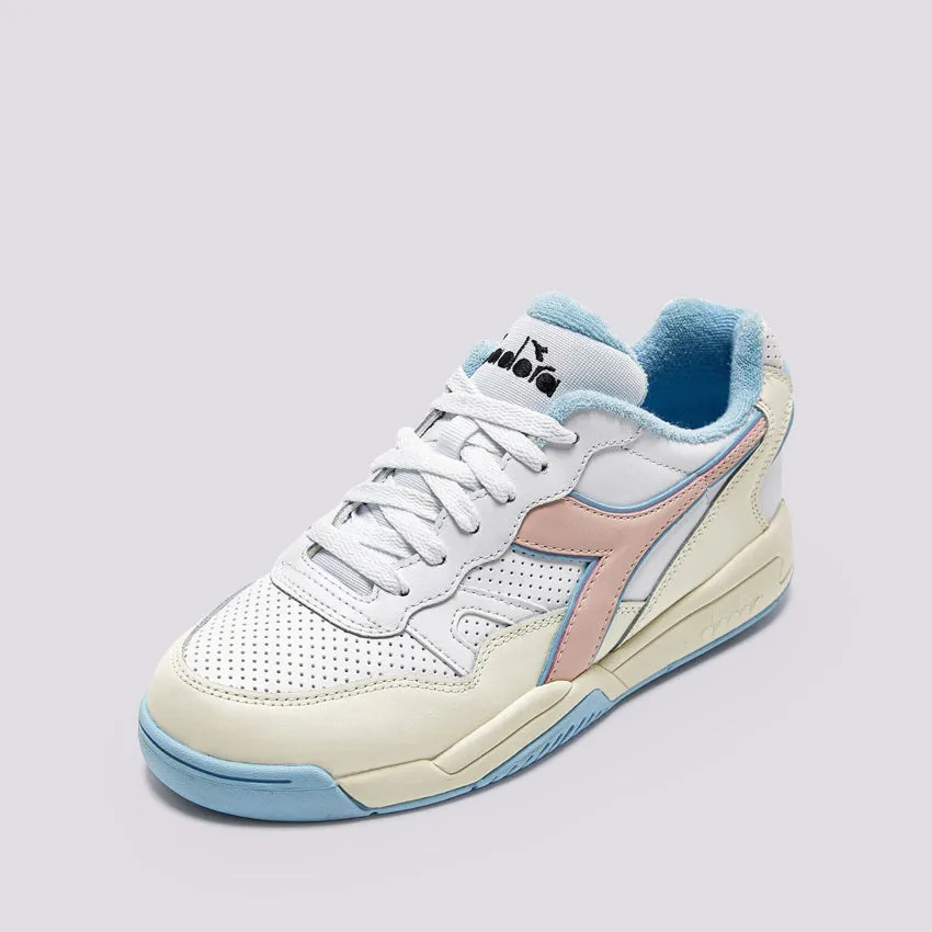 Sneaker Winner bianco rosa pesca