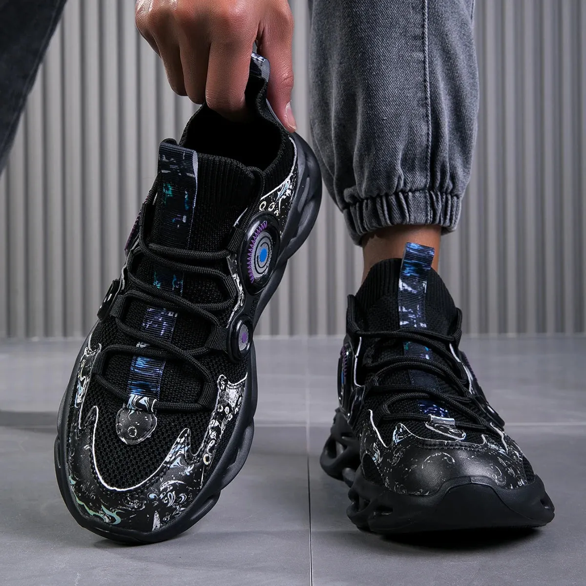 Sneakers Casual Shoes – Tenis Luxury Shoes, Trainer Race Breathable Shoes, Fashion Loafers, Running Shoes for Men