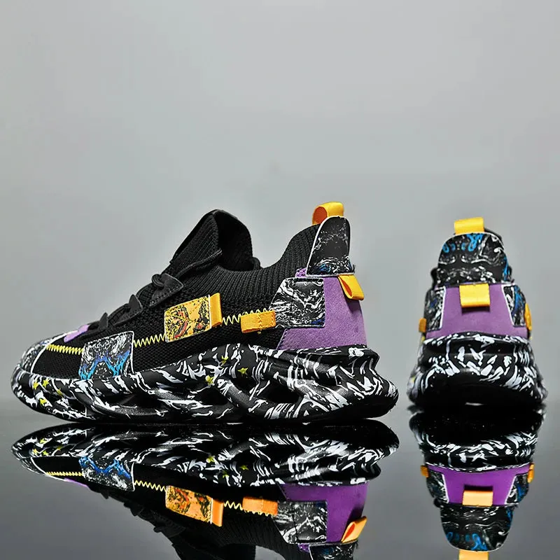 Sneakers Casual Shoes – Tenis Luxury Shoes, Trainer Race Breathable Shoes, Fashion Loafers, Running Shoes for Men