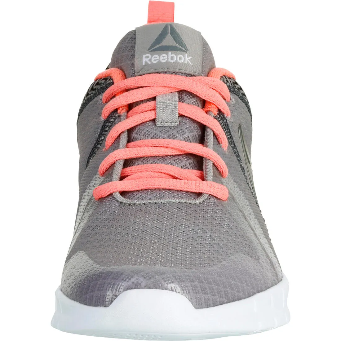 Soft Walk Women's Fitness Walking Shoes - Grey/Coral