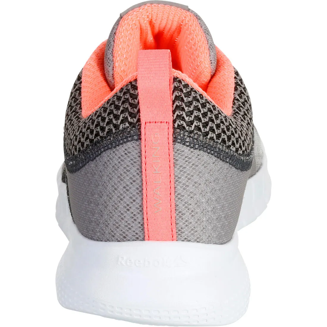 Soft Walk Women's Fitness Walking Shoes - Grey/Coral