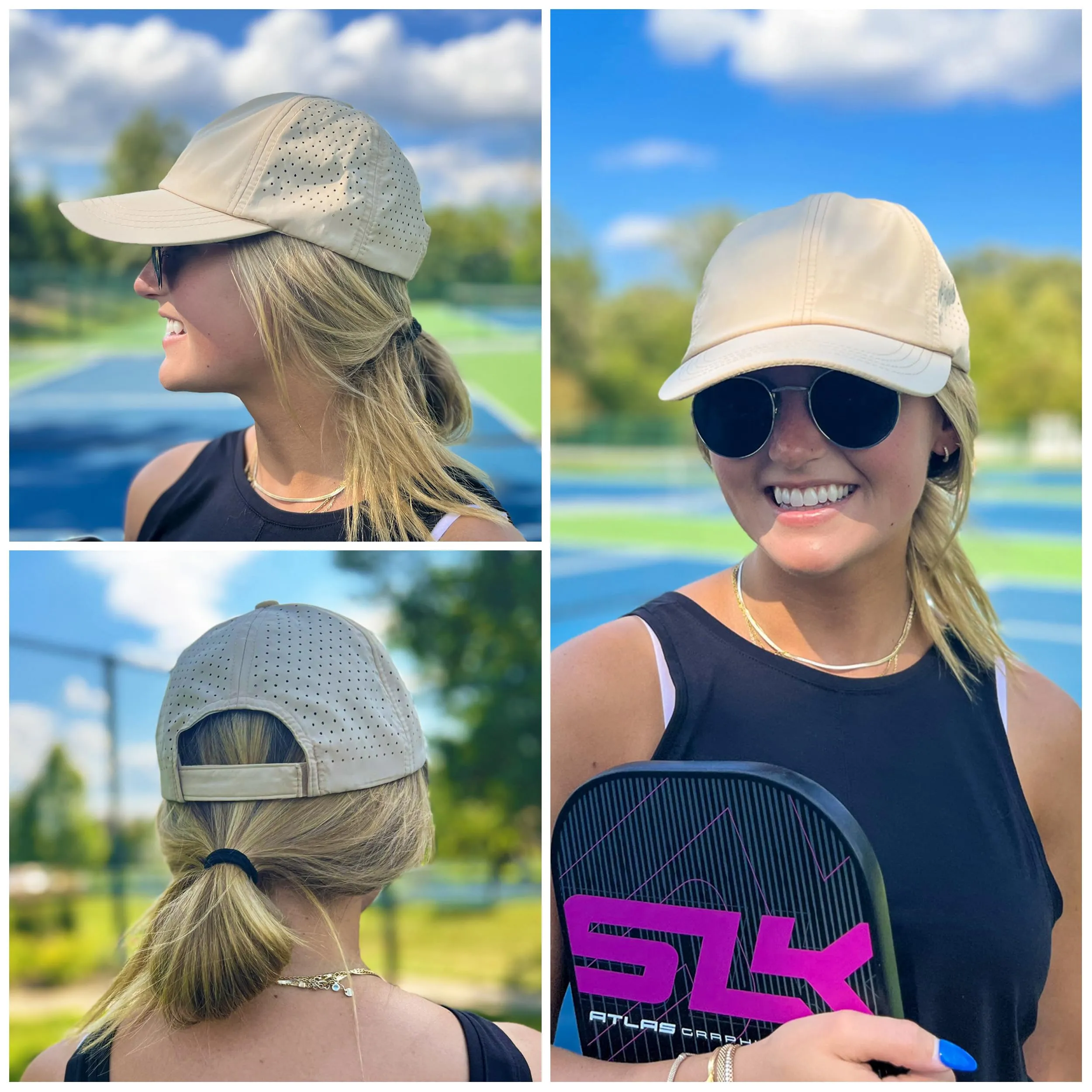 Solid Laser Cut Running Cap by Funky Junque
