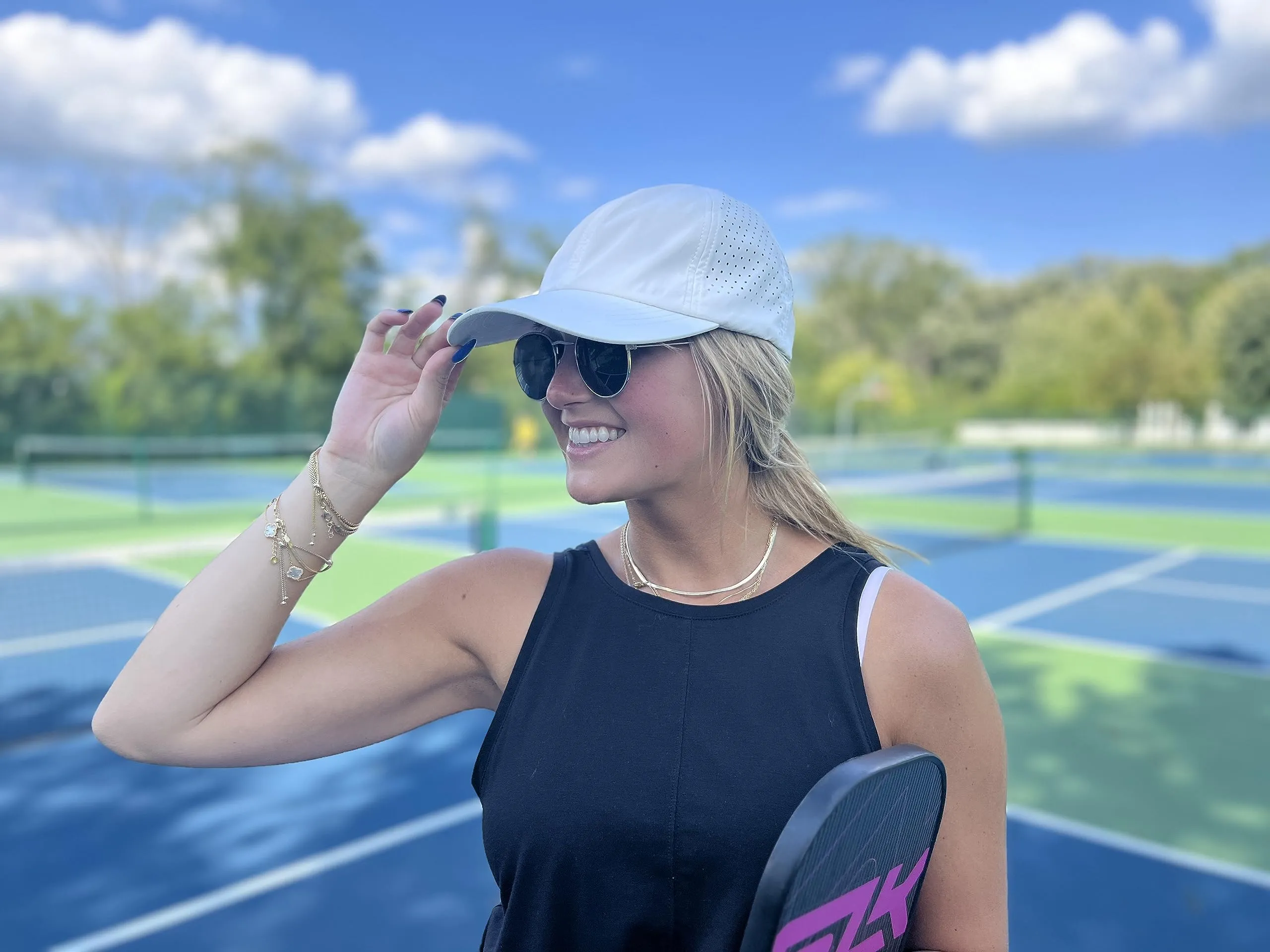 Solid Laser Cut Running Cap by Funky Junque