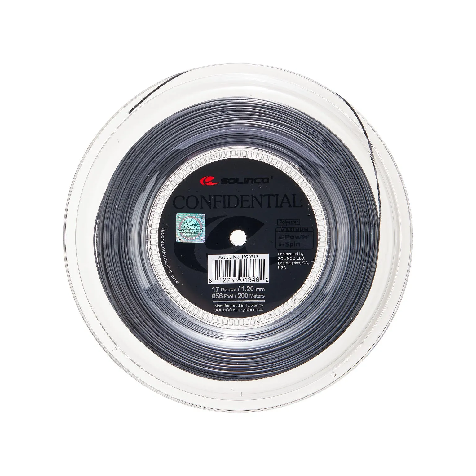 Solinco Confidential 17 (1.20) Reel (200m/660')