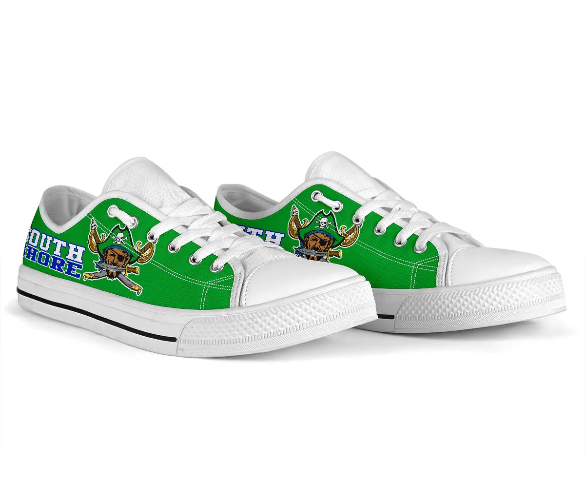 South Shore-Green-Low Top Canvas Shoes