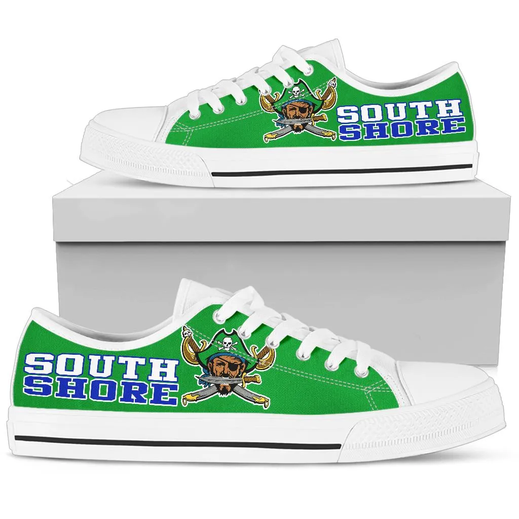 South Shore-Green-Low Top Canvas Shoes