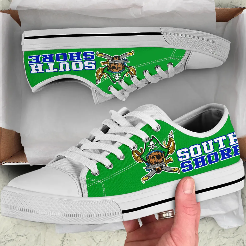 South Shore-Green-Low Top Canvas Shoes