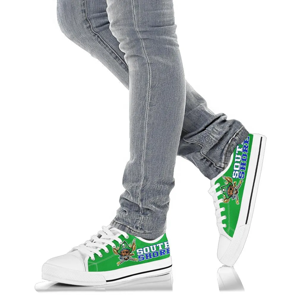 South Shore-Green-Low Top Canvas Shoes