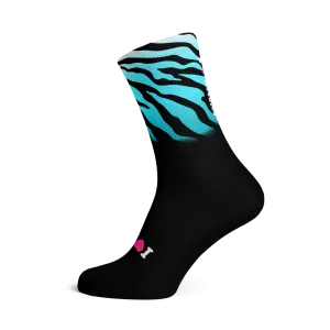 Sox - ILoveBoobies Blue Zebra Socks