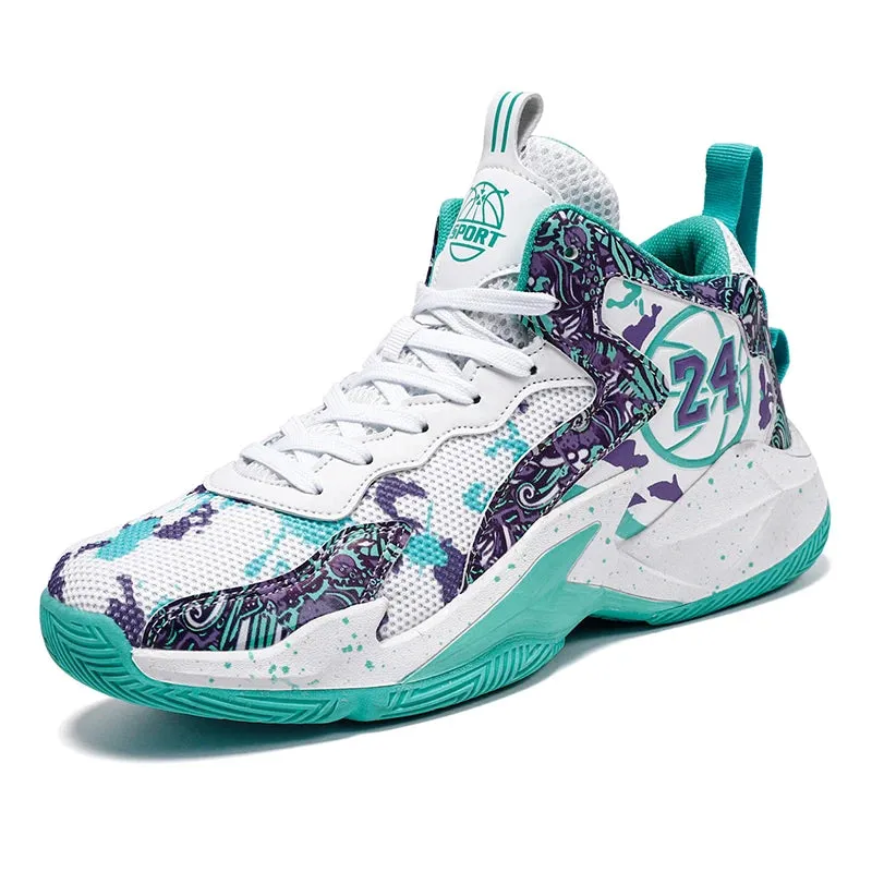 Spring summer basketball shoes for men and women lightweight breathable high-top casual sports shoes for men training shoes