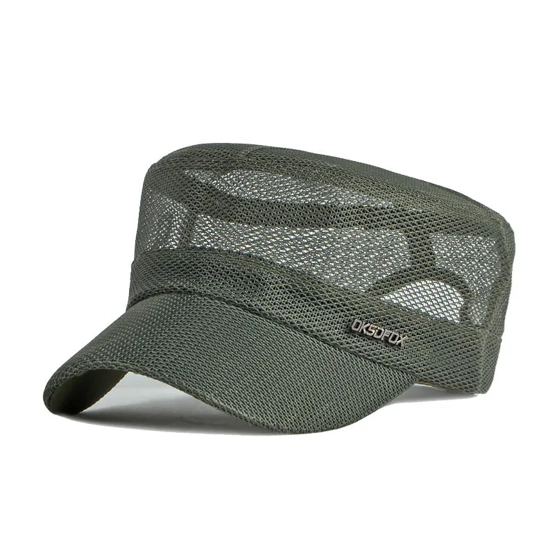 Spring&Summer sunscreen sun breathable flat top hat