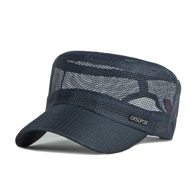 Spring&Summer sunscreen sun breathable flat top hat