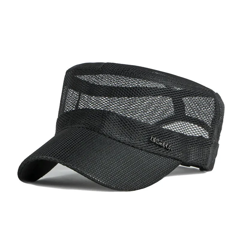 Spring&Summer sunscreen sun breathable flat top hat