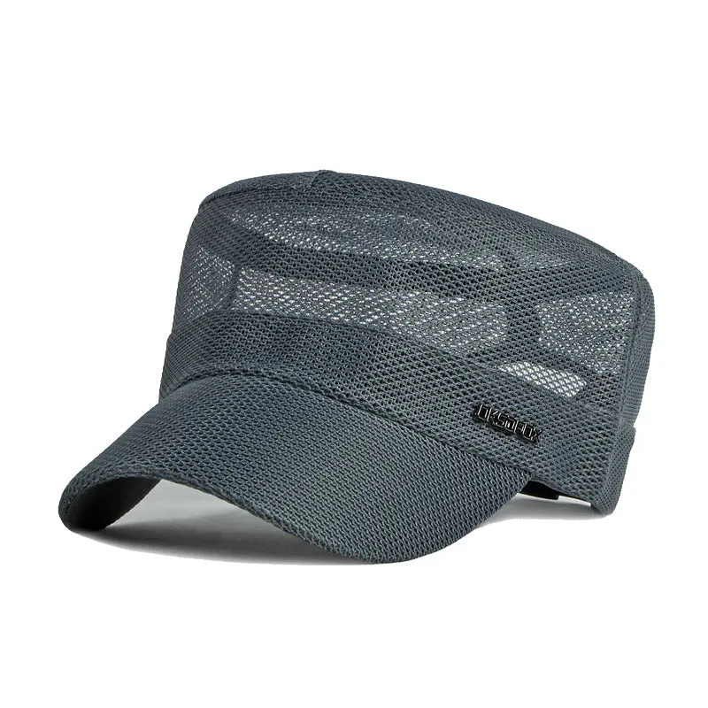 Spring&Summer sunscreen sun breathable flat top hat