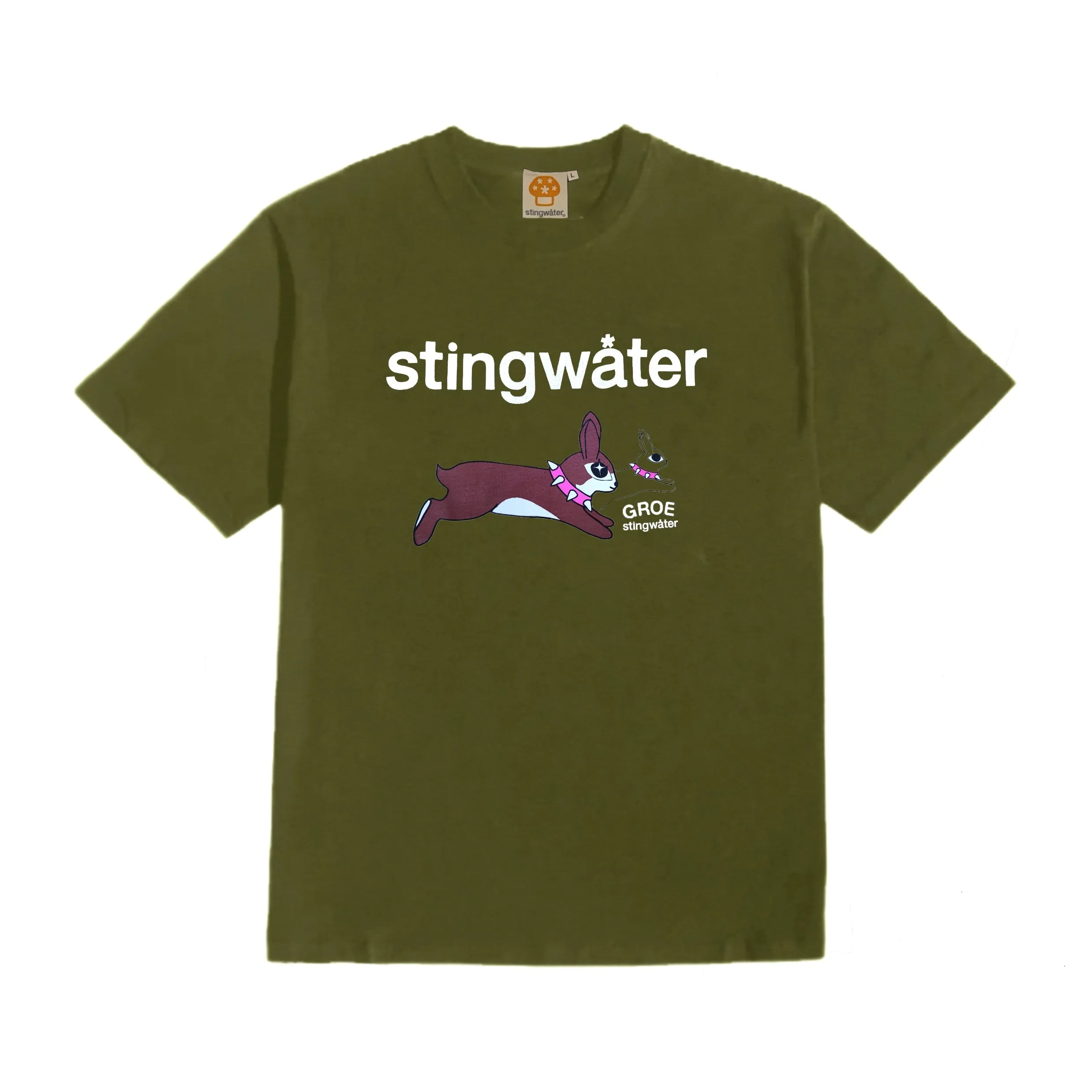 Stingwater Rabbit T-Shirt NoWar Green