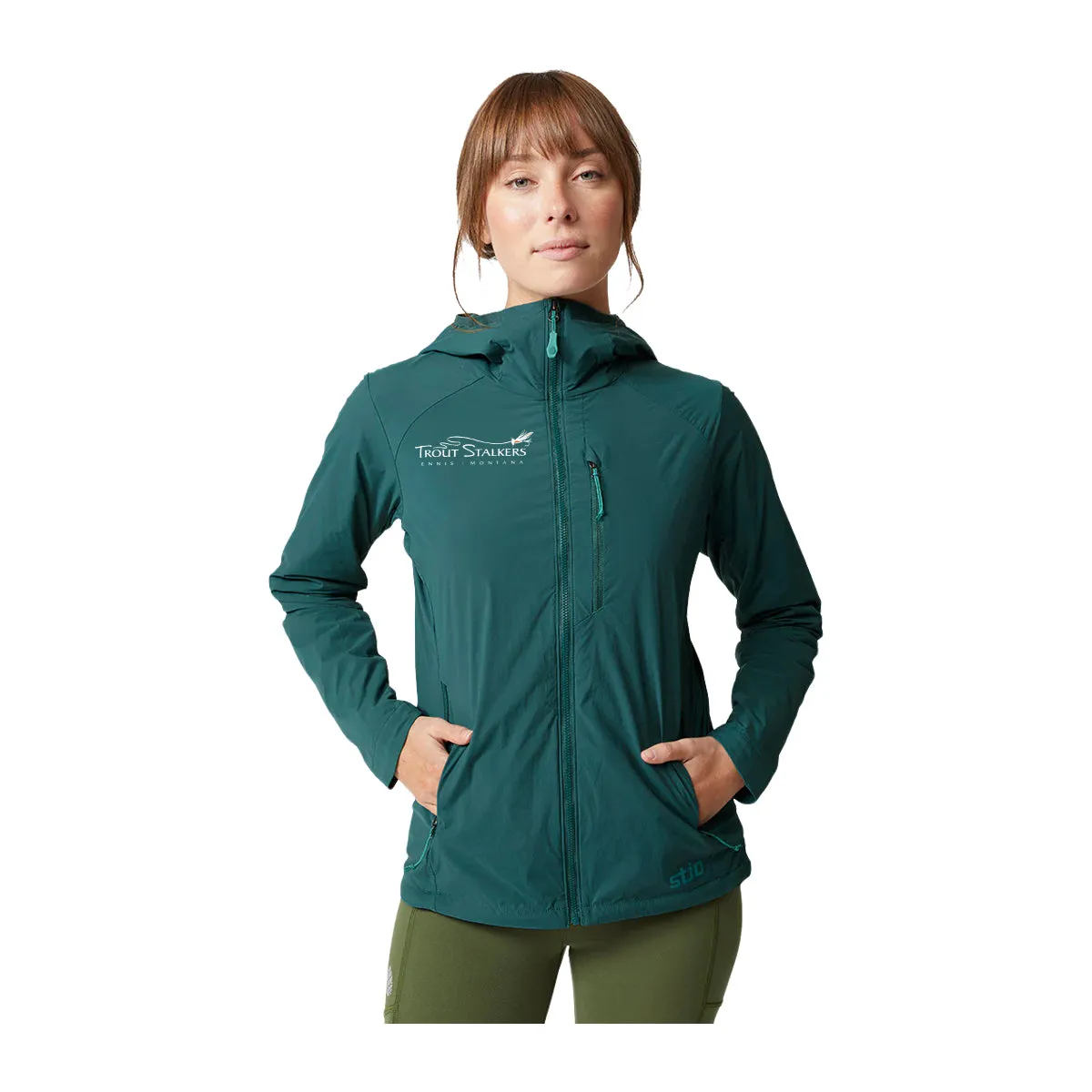Stio MTS Logo Women's Dawner Hooded Jacket Boundless