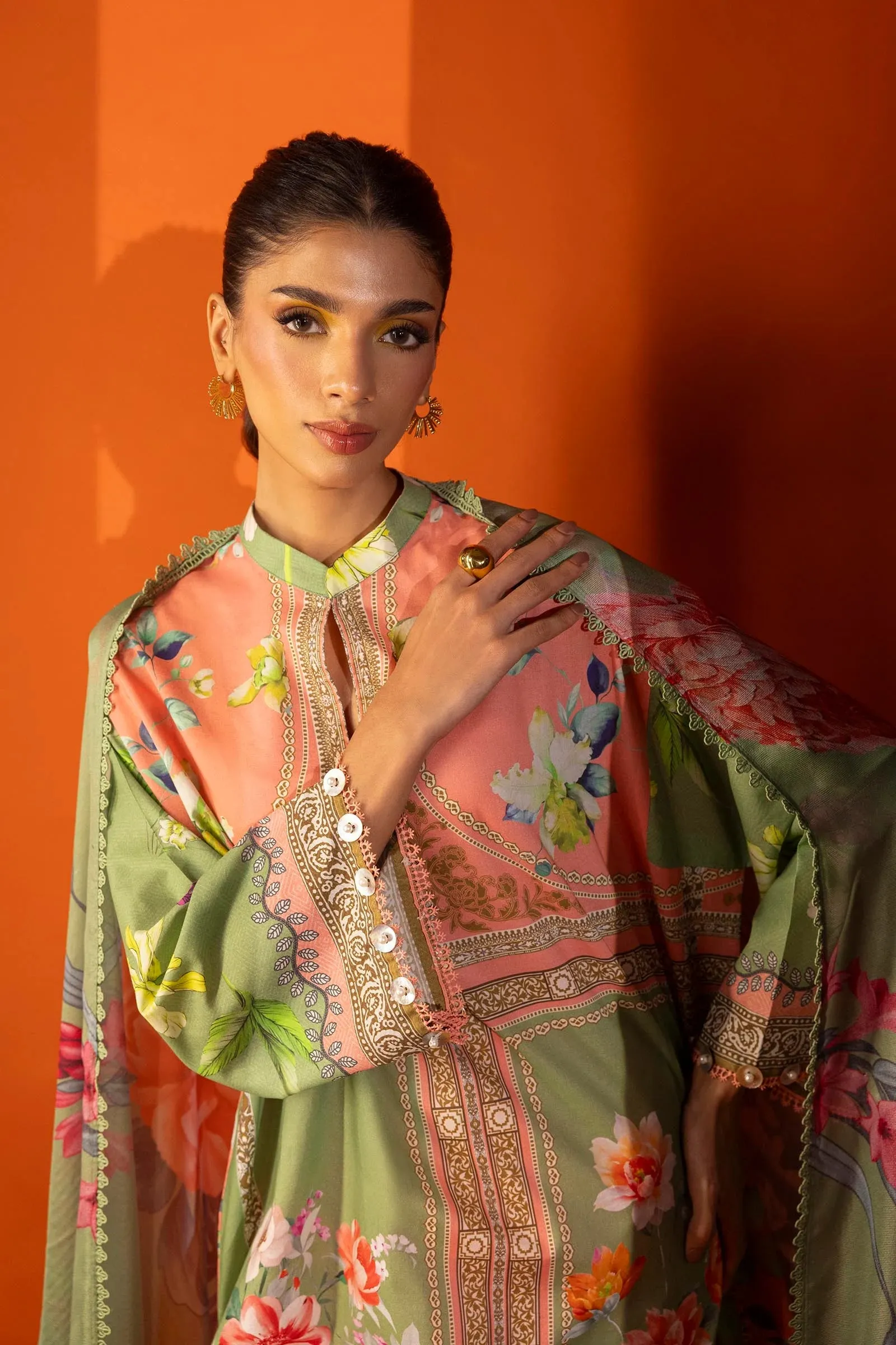 stitched Lawn 3 Piece