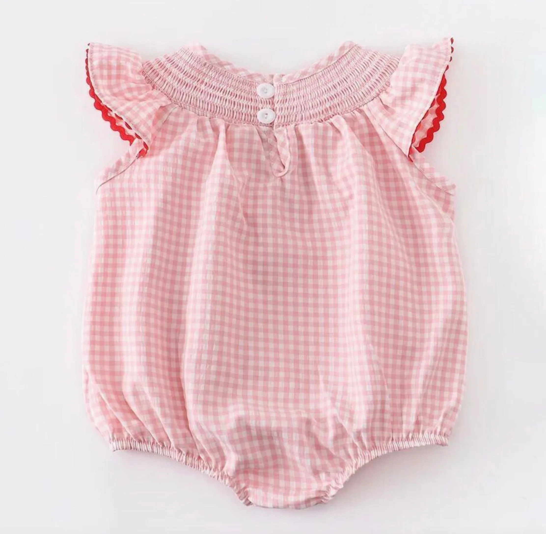 Strawberry Fields Ruffle Romper