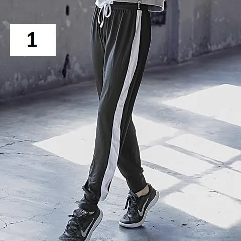 Striped Breathable Sports Pants
