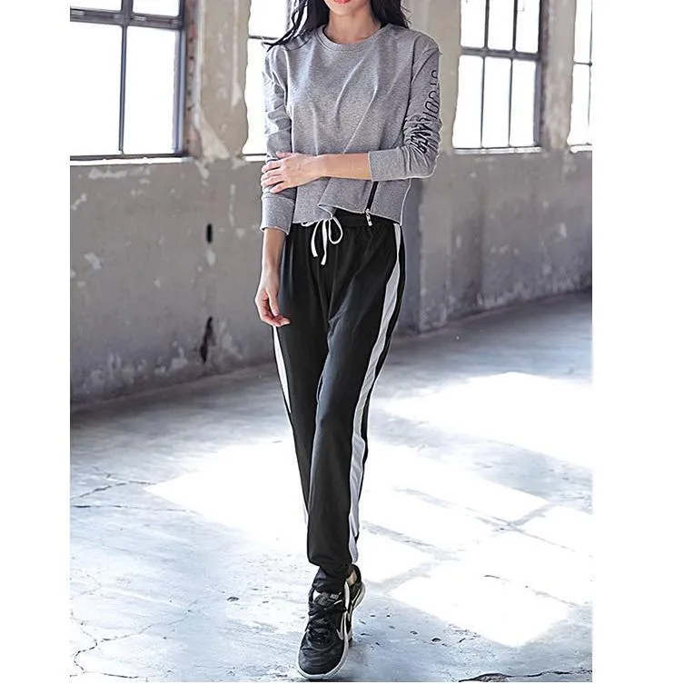 Striped Breathable Sports Pants