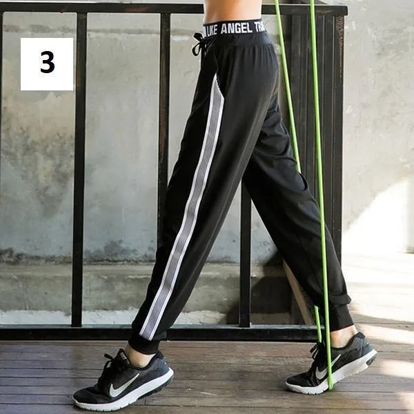 Striped Breathable Sports Pants