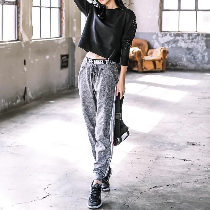 Striped Breathable Sports Pants