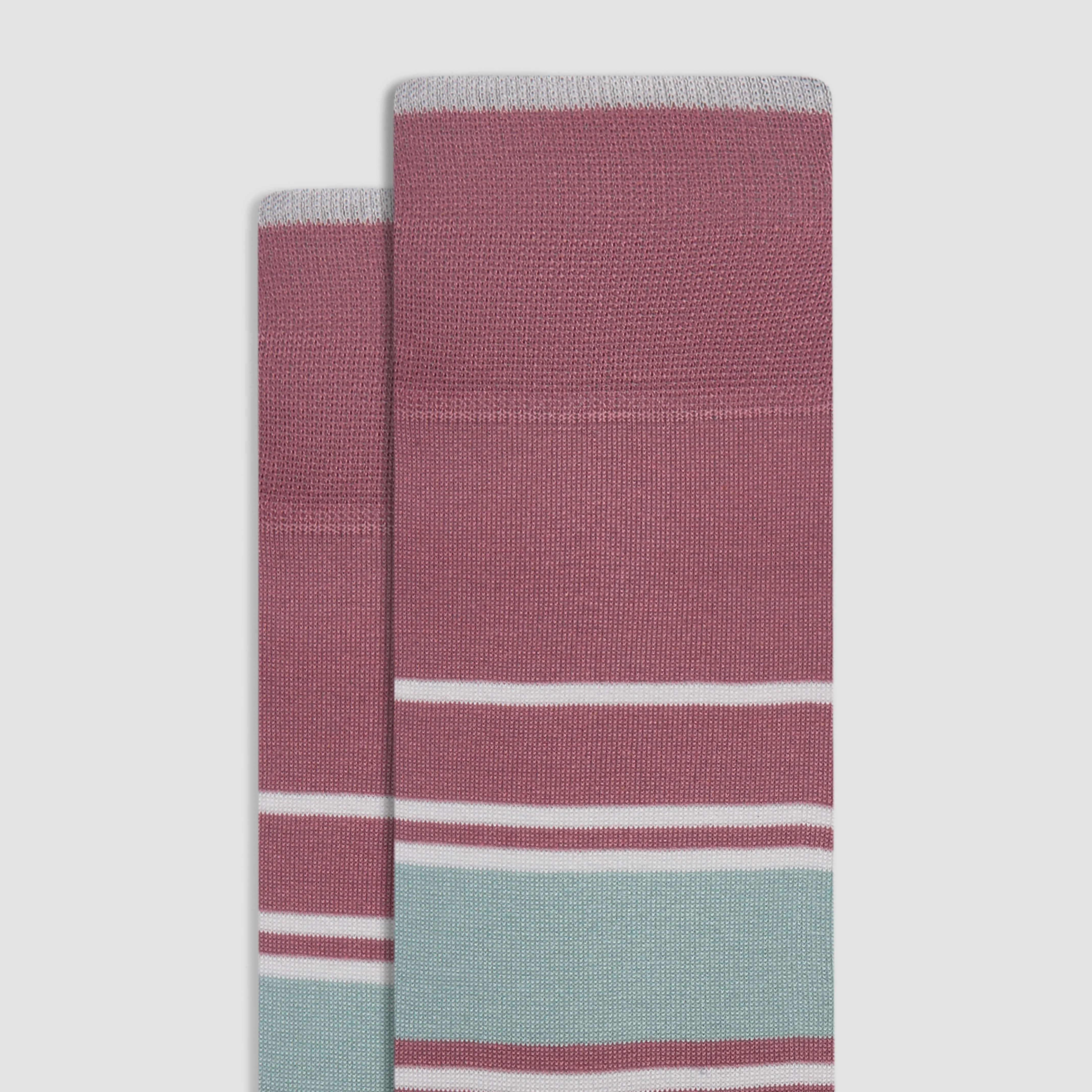 Striped Mid-Calf Socks