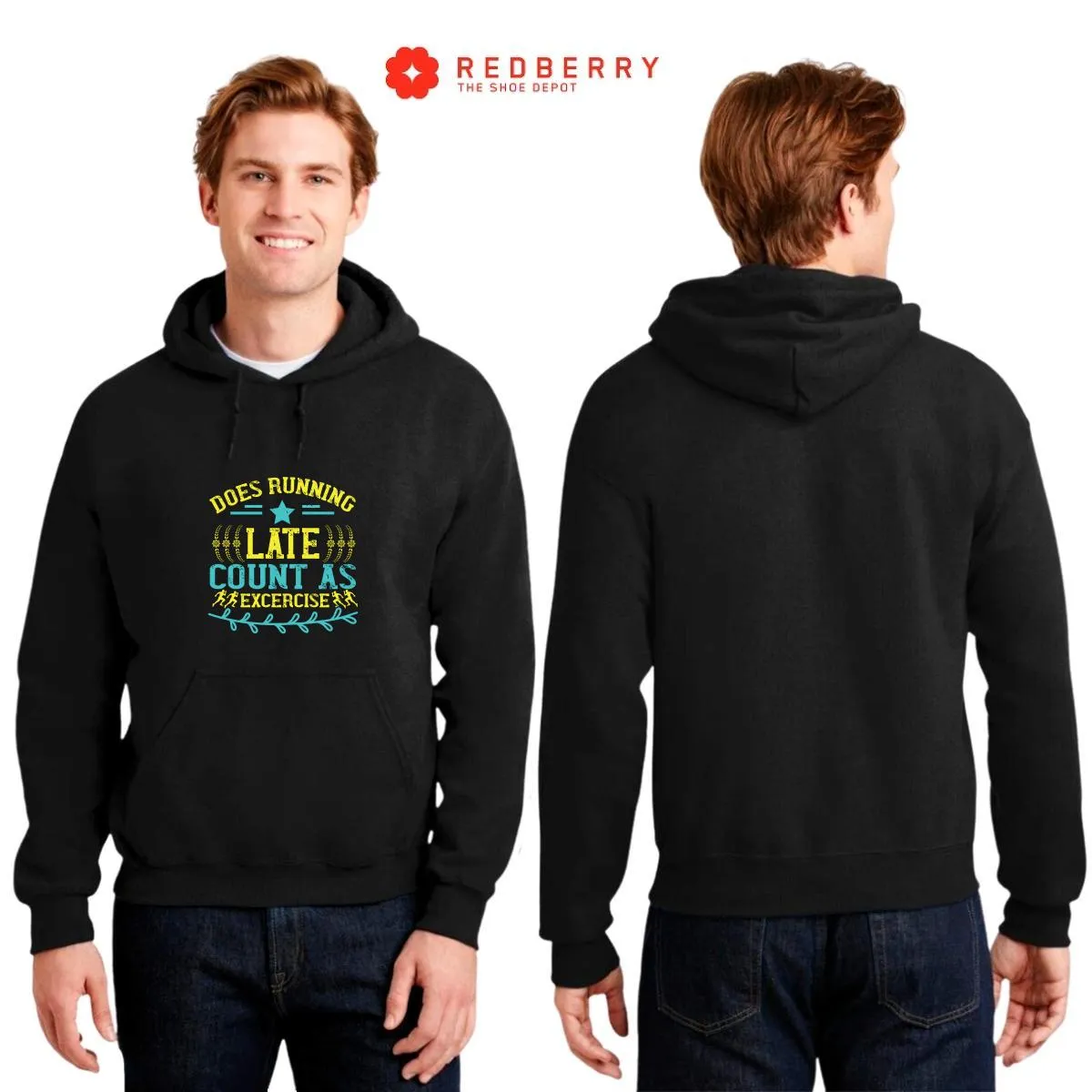 Sudadera Hombre  Hoodie Running Correr Maratón 005
