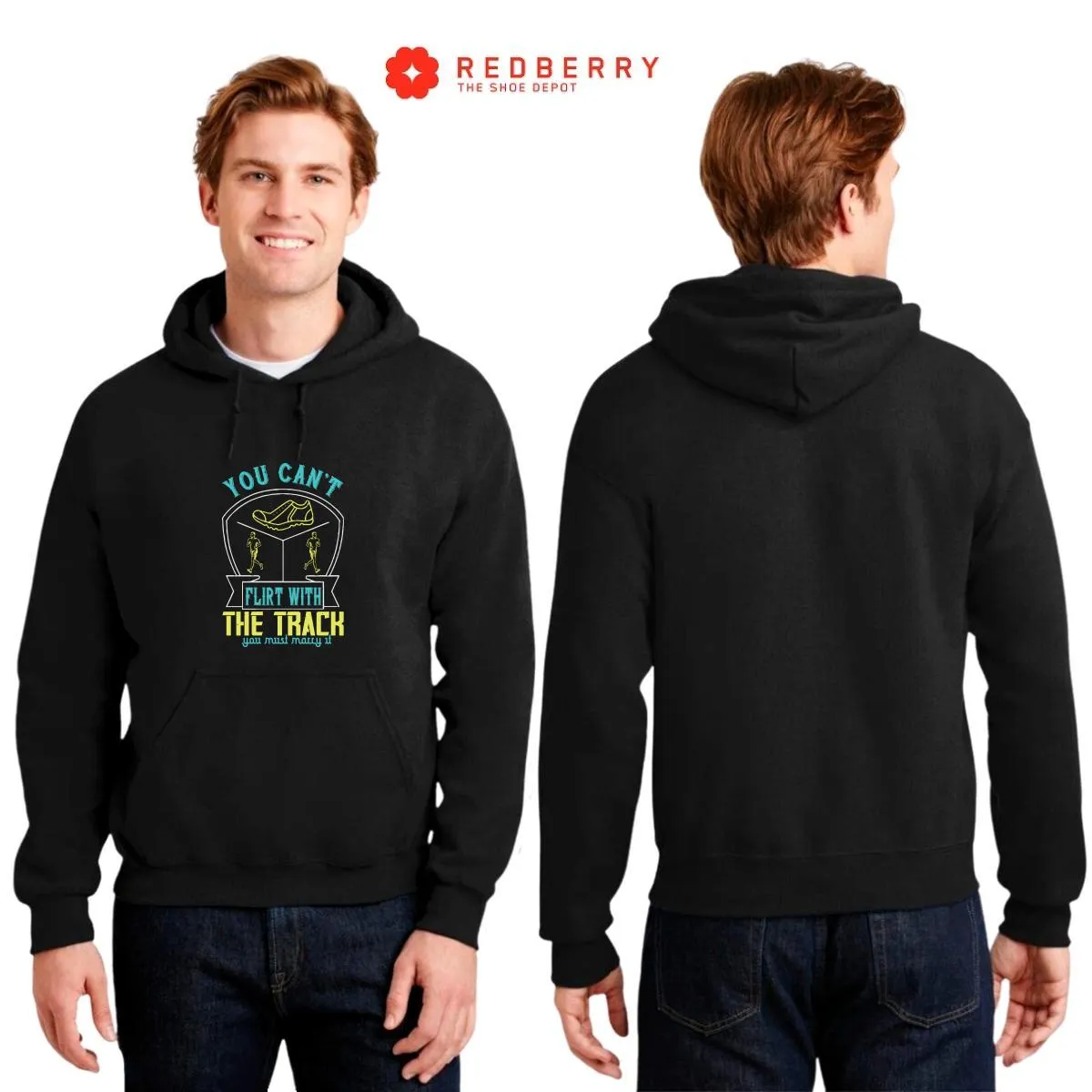 Sudadera Hombre  Hoodie Running Correr Maratón 049