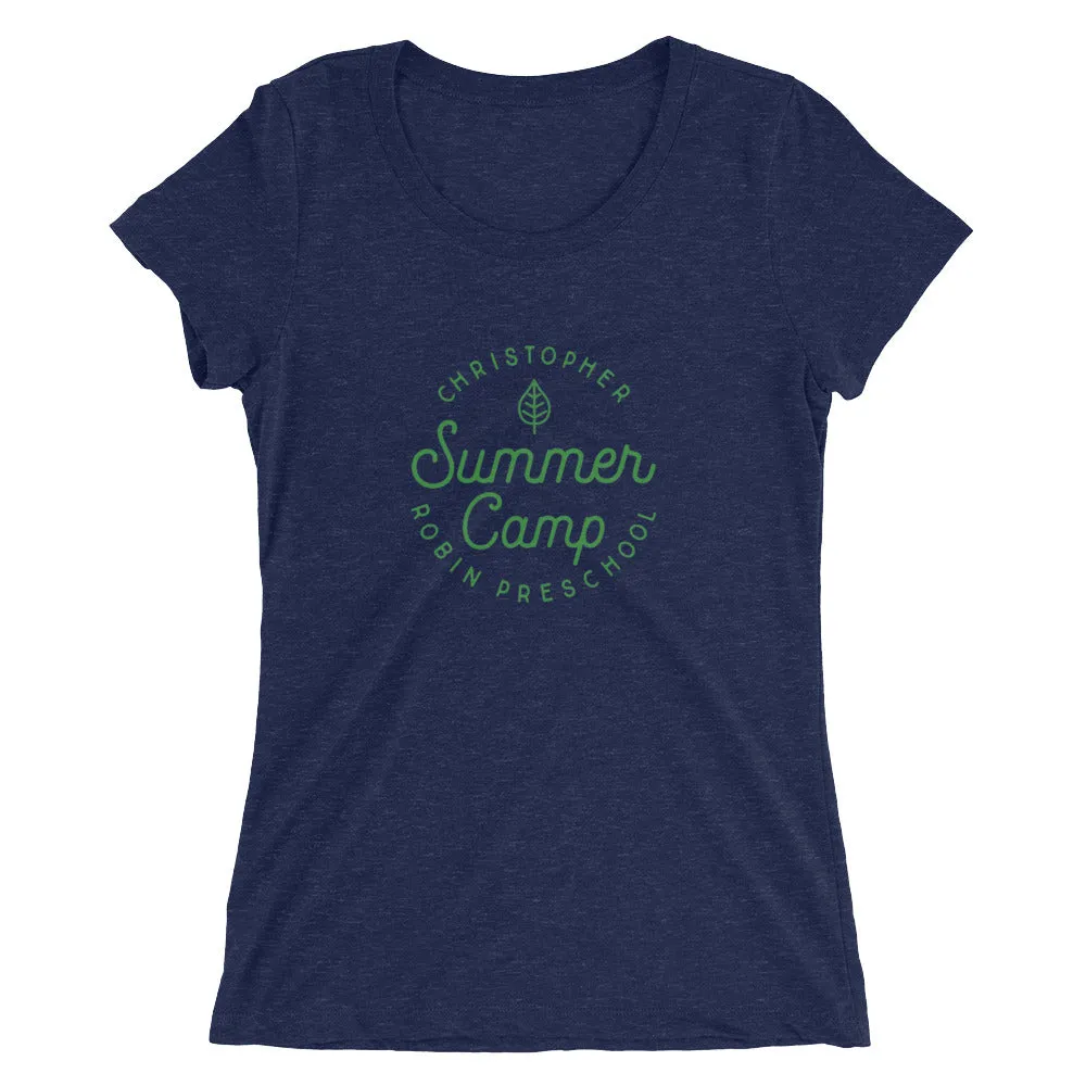 Summer Camp Womens' short sleeve t-shirt, Green Logo
