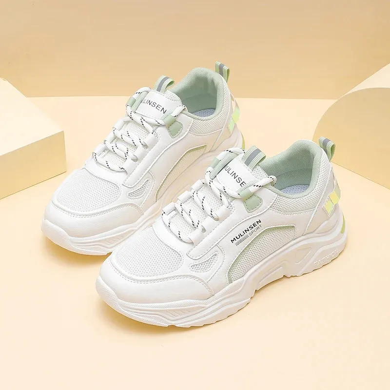 Summer Casual Women's Shoes Wear Walking Shoes Lightweight Breathable Sports Sneaker with Soft Sole for Running and Exercise