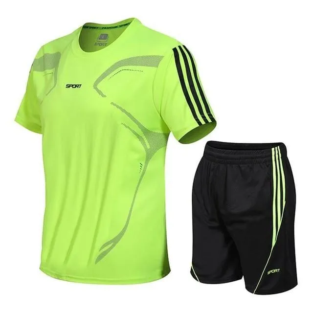 Summer Mens Running Sportswear Sets