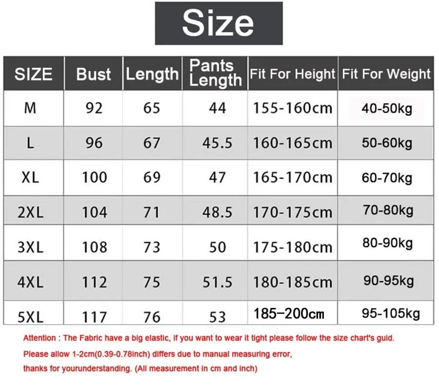 Summer Mens Running Sportswear Sets