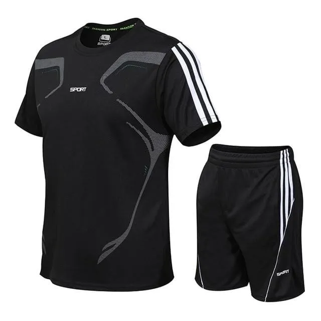 Summer Mens Running Sportswear Sets