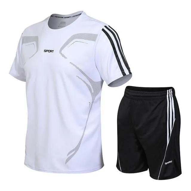 Summer Mens Running Sportswear Sets
