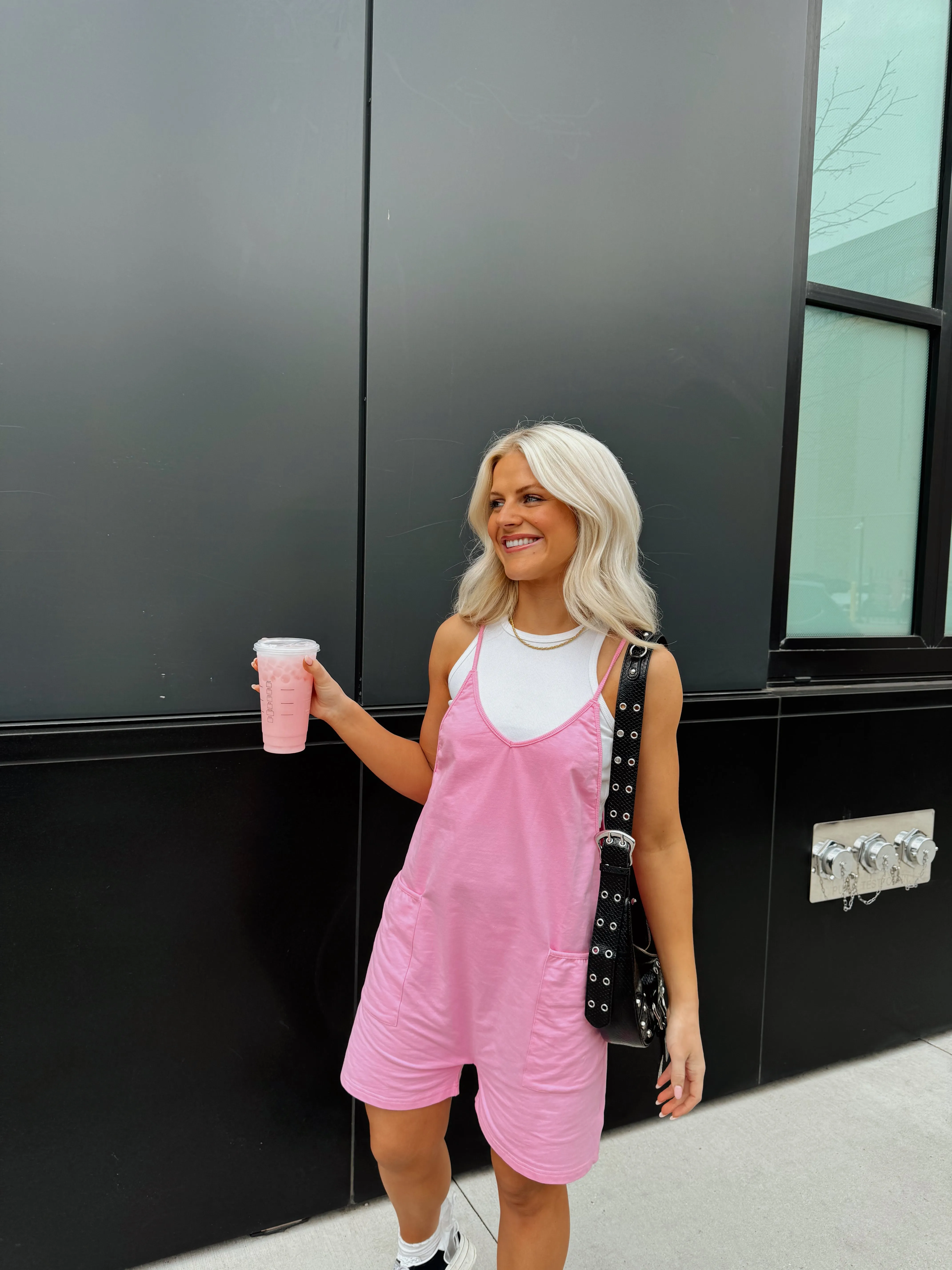 Summer People Romper // Pink